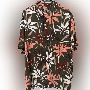 Express Floral Print Mens Shirt